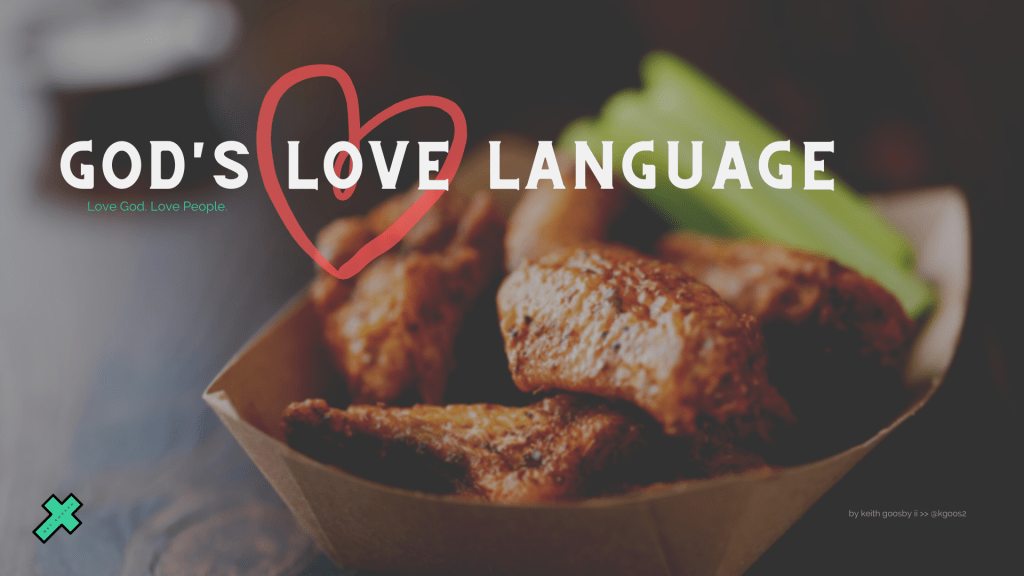 GOD’S LOVE LANGUAGE